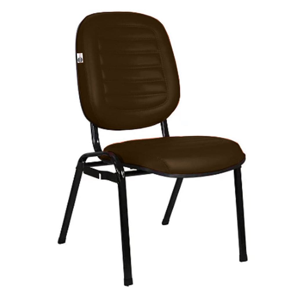 Cadeira Empilhável para Igrejas Evangélicas Linha Holy Marrom