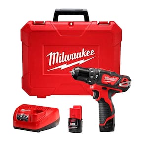 Parafusadeira Furadeira de Impacto 2 Bat Lítio 2AH Bivolt 12V 2408-259 Milwaukee