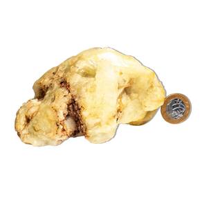 01 Enxofre Bruto Pedra Natural 700 a 800g 8 a 12cm Tipo A