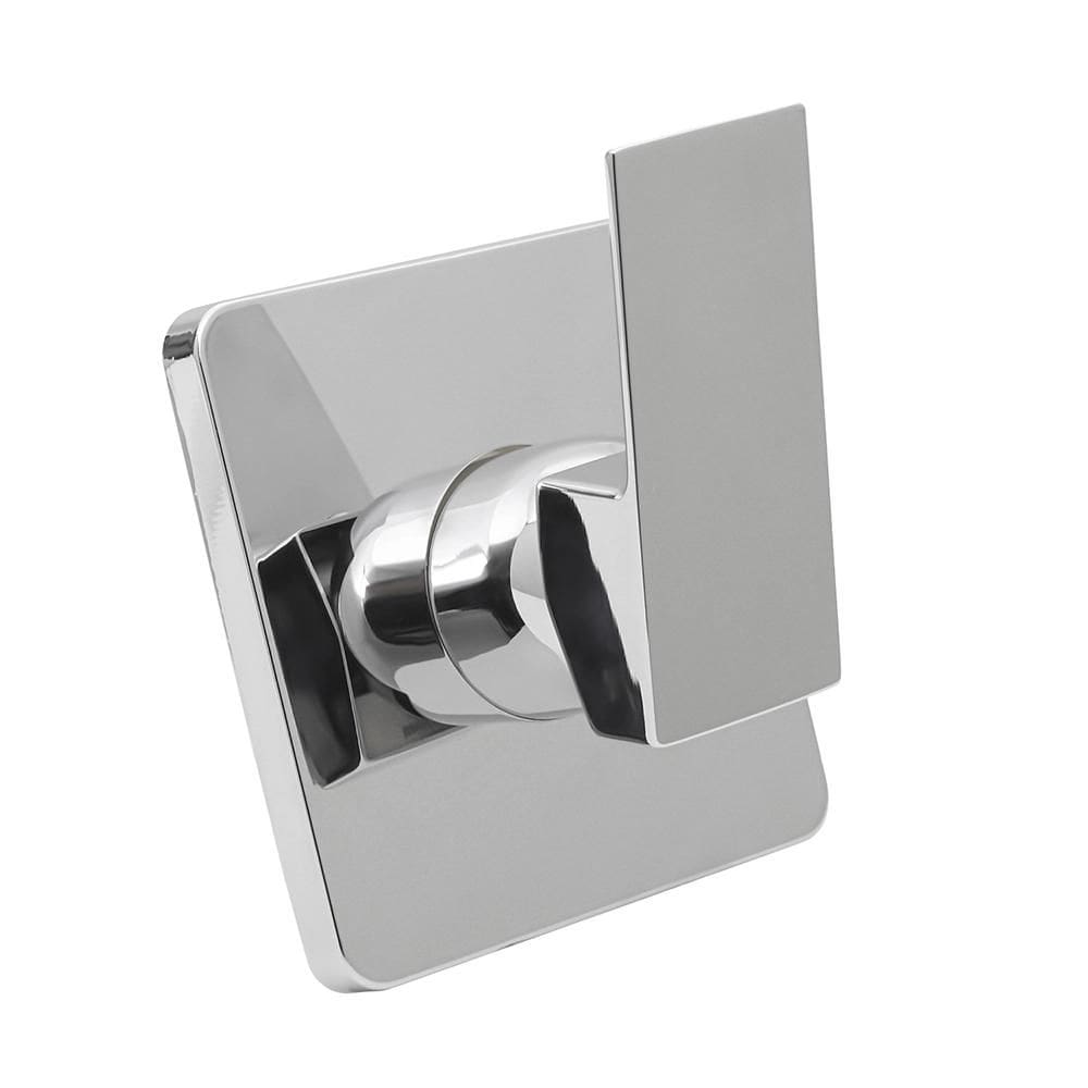 Acabamento de Misturador Monocomando para Chuveiro Quadrado Purangi Pingoo.casa - Prata