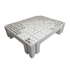 Piso Estrado Modular 50x60x15 cm Branco - Intelplast