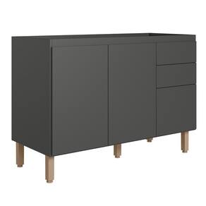 Balcão de Cozinha Acácia Touch 120cm sem Tampo - Nicioli