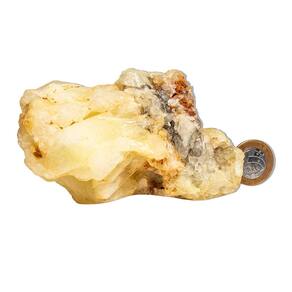 01 Enxofre Bruto Pedra Natural 400 a 450g 8 a 12cm Tipo A