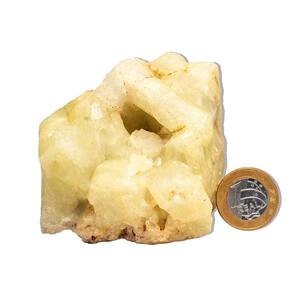 01 Enxofre Bruto Pedra Natural 600 a 700g 8 a 12cm Tipo A