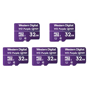 Cartão de Memória Micro-SD P/ Segurança 32GB - 5 Unidades
