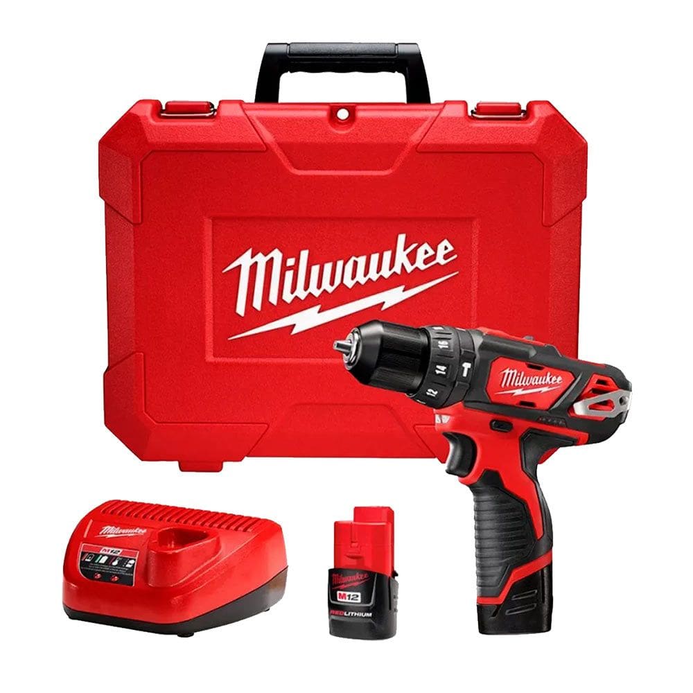 Parafusadeira Furadeira de Impacto 2 Bat Lítio 2AH Bivolt 12V 2408-259 Milwaukee