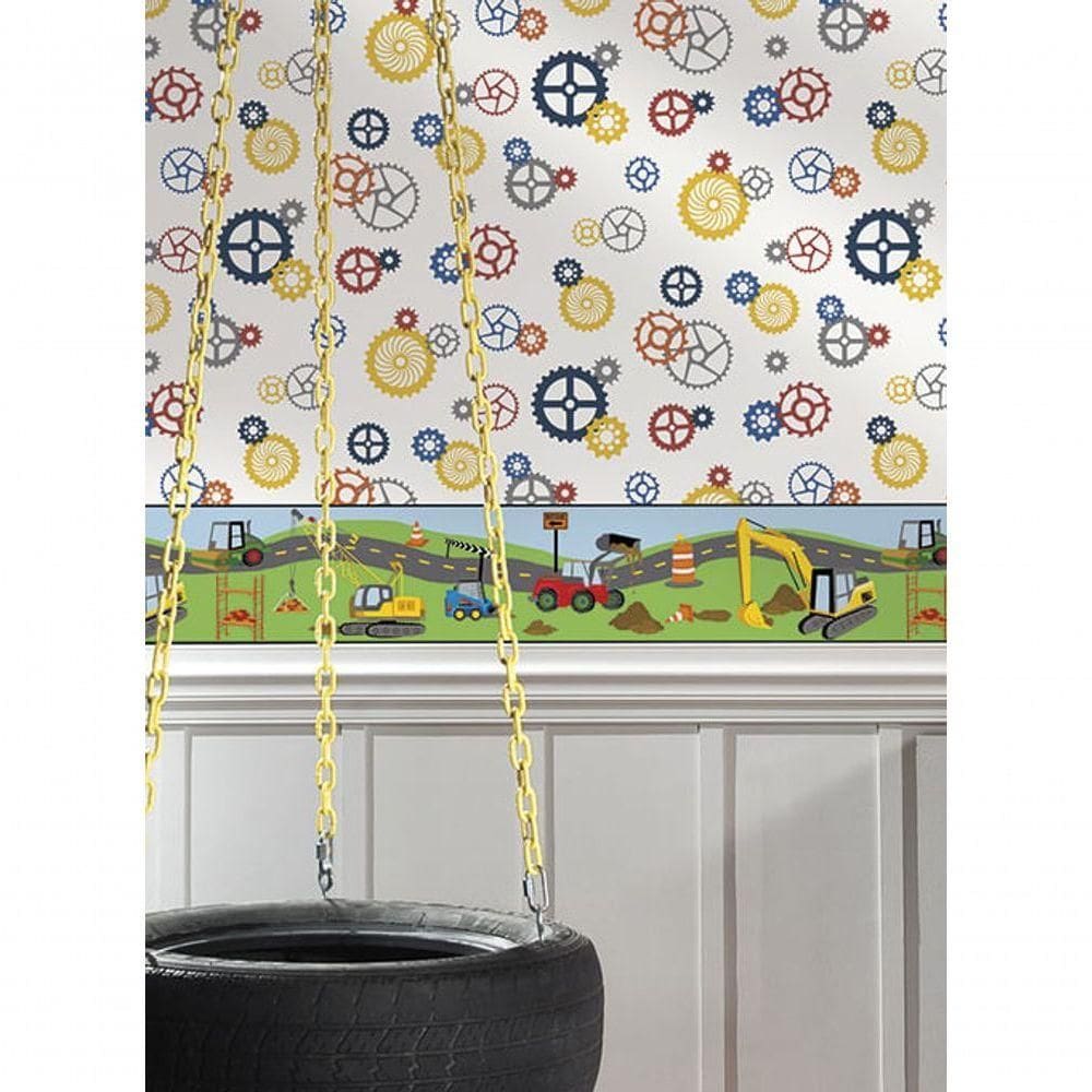 Papel De Parede Waverly Kids Wind Me Up Wk6977 - Rolo 10m X 0,52m