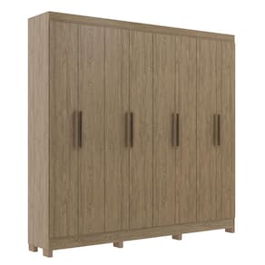Guarda Roupa Casal 8 Portas 8 Prateleiras RP1803 Wood - Decibal