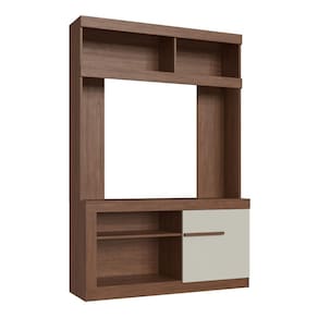 Estante para TV 50 Polegadas ES503 270cm Wengue/Cristalo - Decibal
