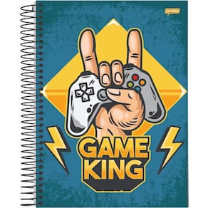 Caderno 1 Matéria 80 Folhas Player 1 Jandaia