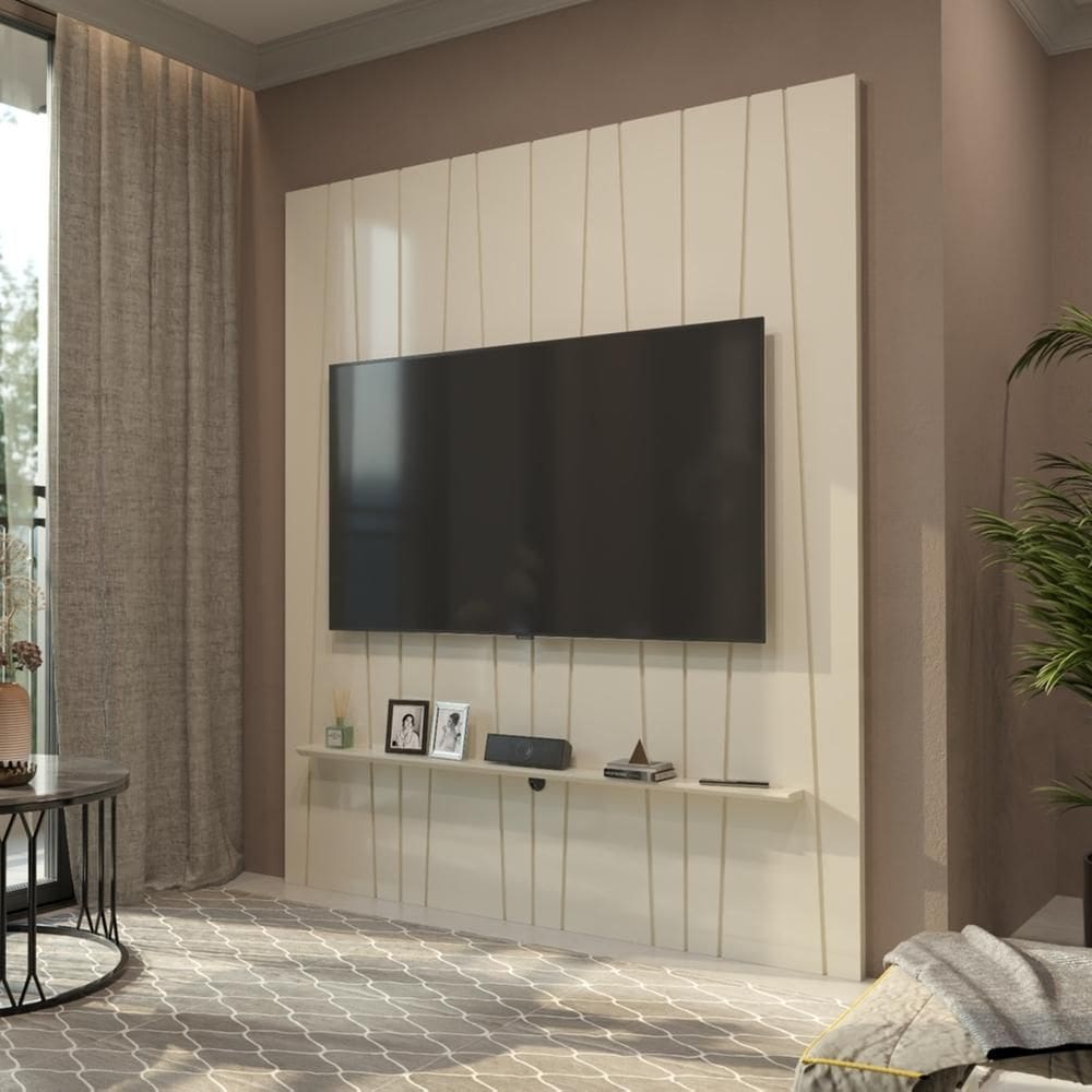 Painel Ripado Horizon para TV Até 75 Polegadas 180cm