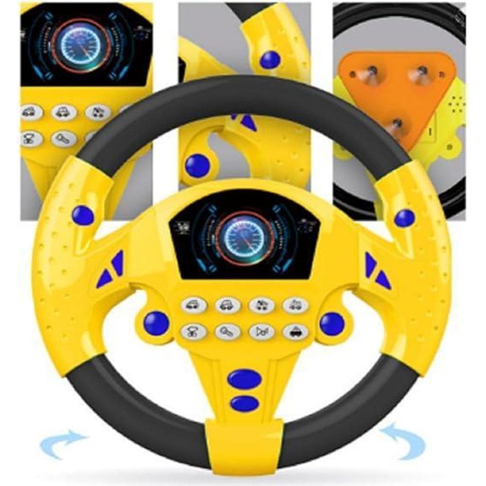 Volante Musical Direção Infantil Bebê Som Brinquedo