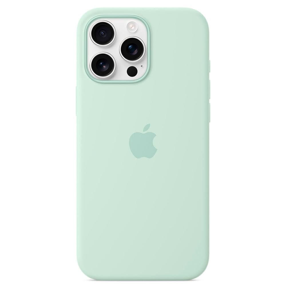 Capa para iPhone 16 Pro Max com MagSafe em Silicone Água-marinho - Apple - MDGY4ZM/A