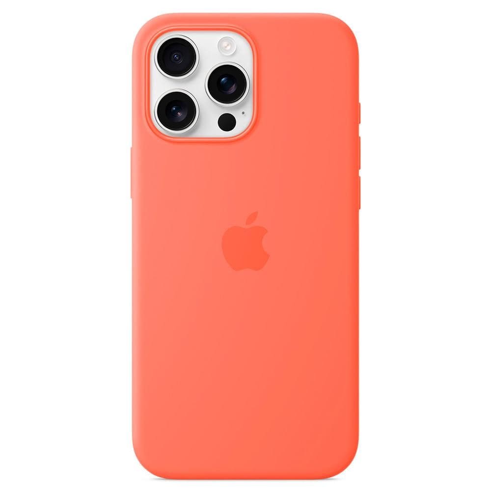 Capa para iPhone 16 Pro Max com MagSafe em Silicone Tangerina - Apple - MDGX4ZM/A