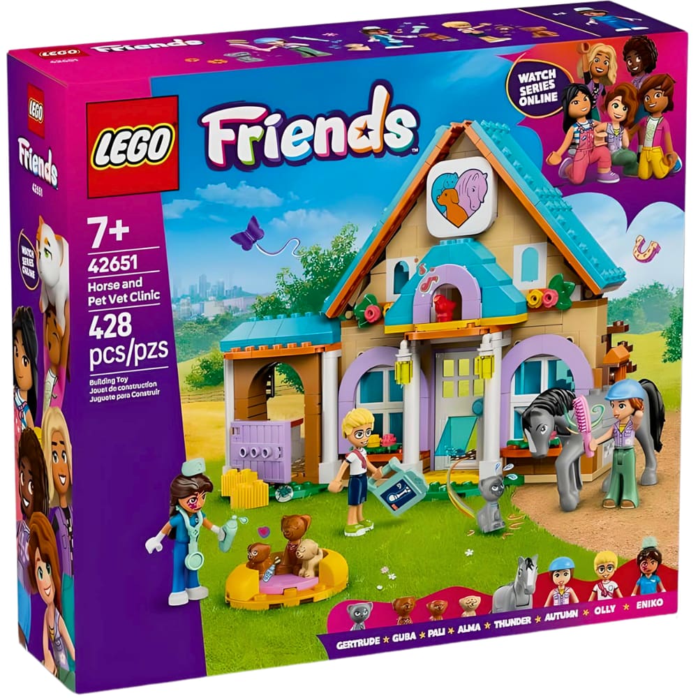 Lego Friends Clínica Veterinária para Cavalos e Pets 42651