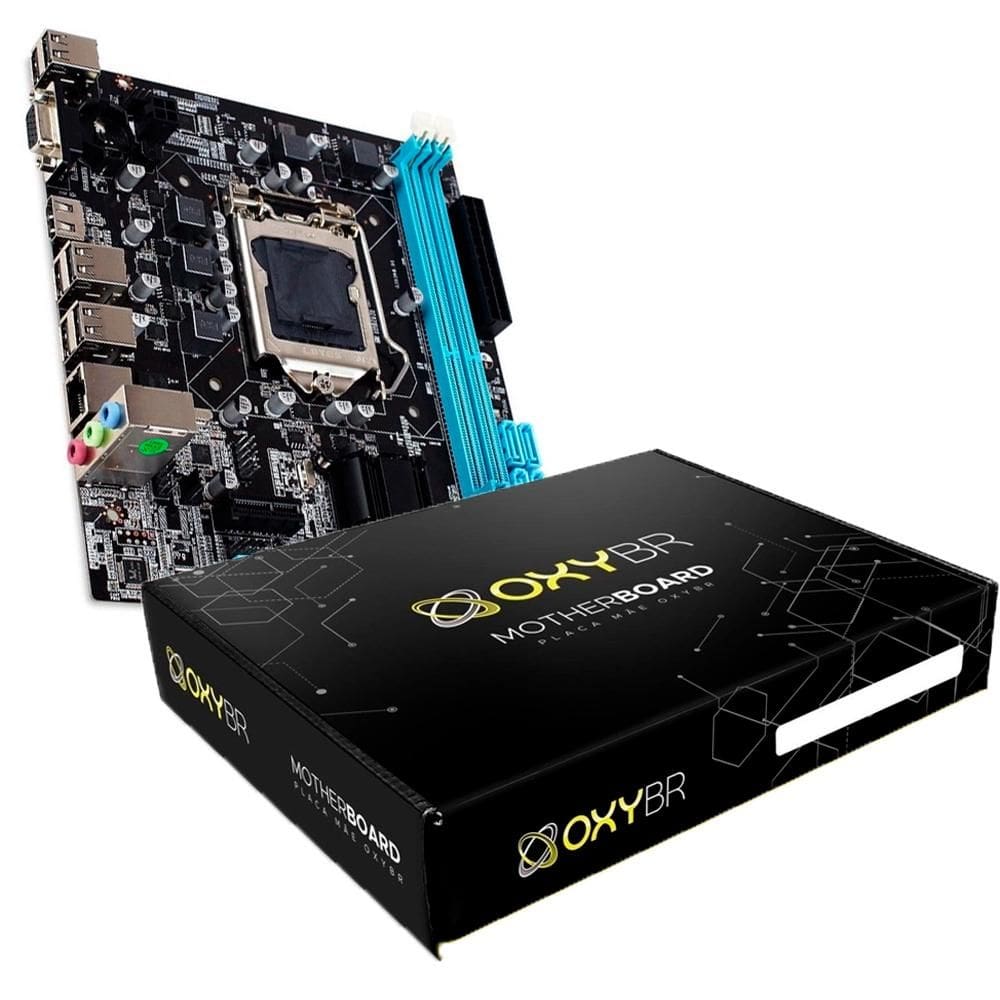 Placa Mae OXYBR Intel H61 Express LGA 1155, ATX e mATX, DDR3
