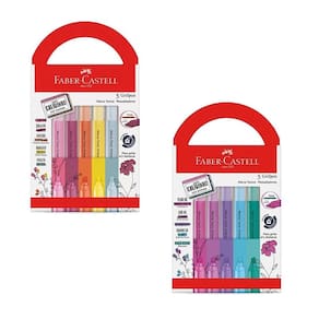 Kit Marca Texto Grifpen com Cheirinho 10 Cores - Faber Castell
