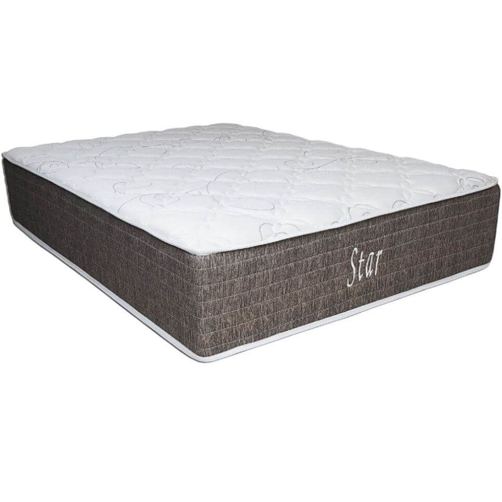 Colchão Star Casal Molas Ensacadas 36x188x138 Ortobom Cor Branco com Preto