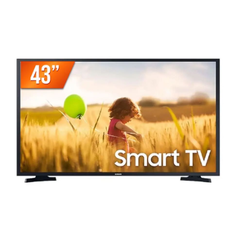 Smart TV LED 43” Full HD Samsung LH43BETMLGGXZD, 2 HDMI, 1 USB, Wi-Fi, HDR, Sistema Operacional Tizen e Dolby Digital Plus
