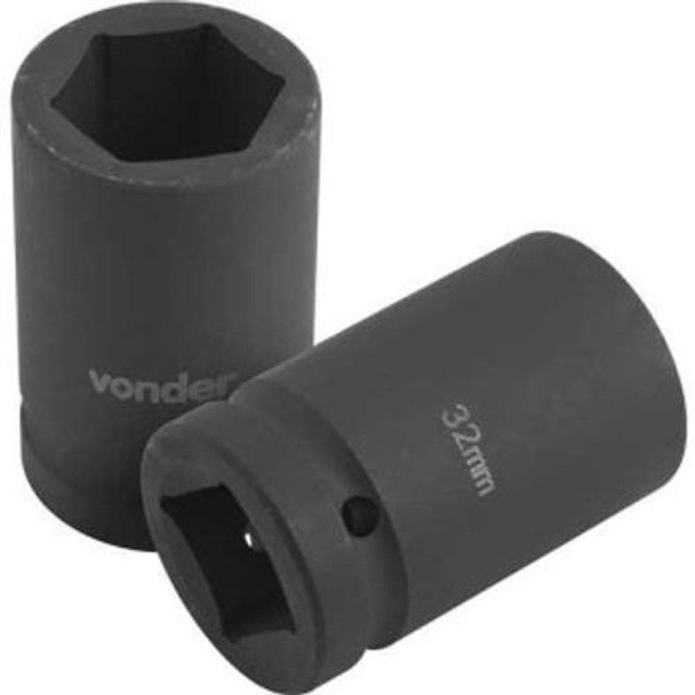 Soquete Sextavado Impacto 1 Pol. 32Mm - Vonder