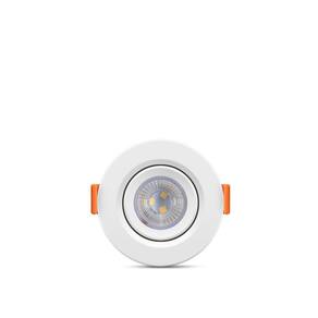 Kit 3 Spot Led Elgin Luminária Mr11 3W 6,500K Direcionável Redondo