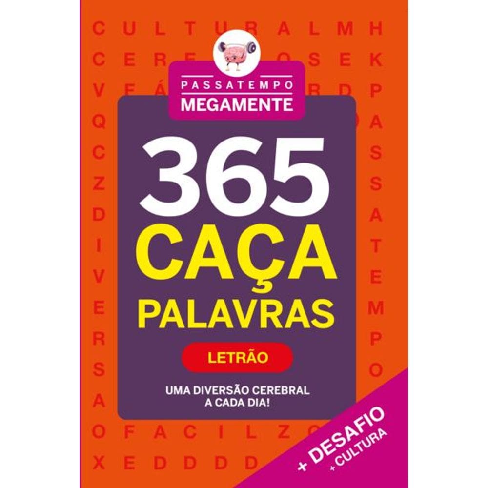 Passatempo Megamente 365 Caça-Palavras - Letrão