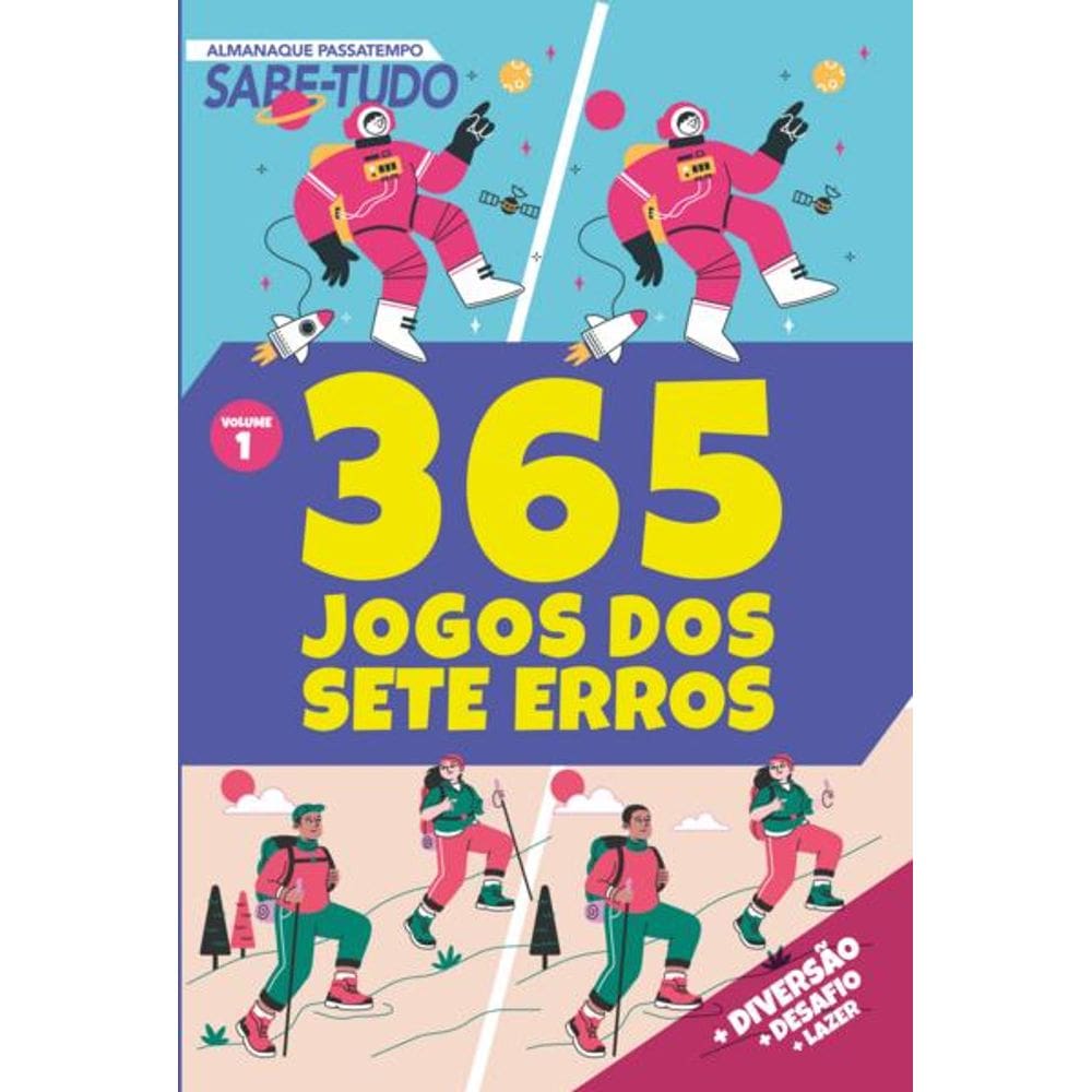 Almanaque Passatempos Sabe-Tudo 365 - Jogos Dos 7 Erros