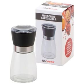 Moedor De Especiarias De Inox E Vidro