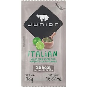Molho Para Salada Italian Sachê Junior Caixa - 180 Unidades