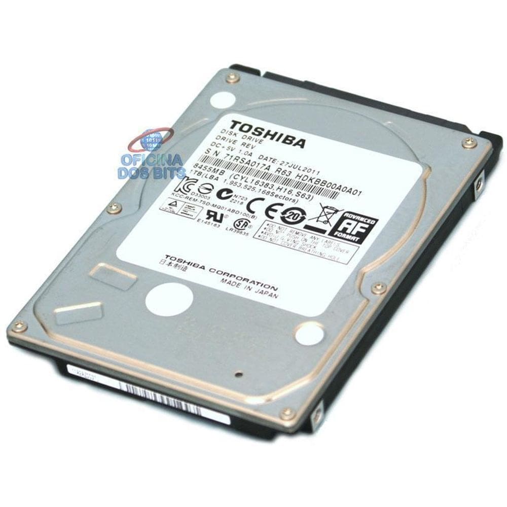 Hd 500Gb Para Notebook Toshiba - 7.0 Mm - Mq01Abf050M
