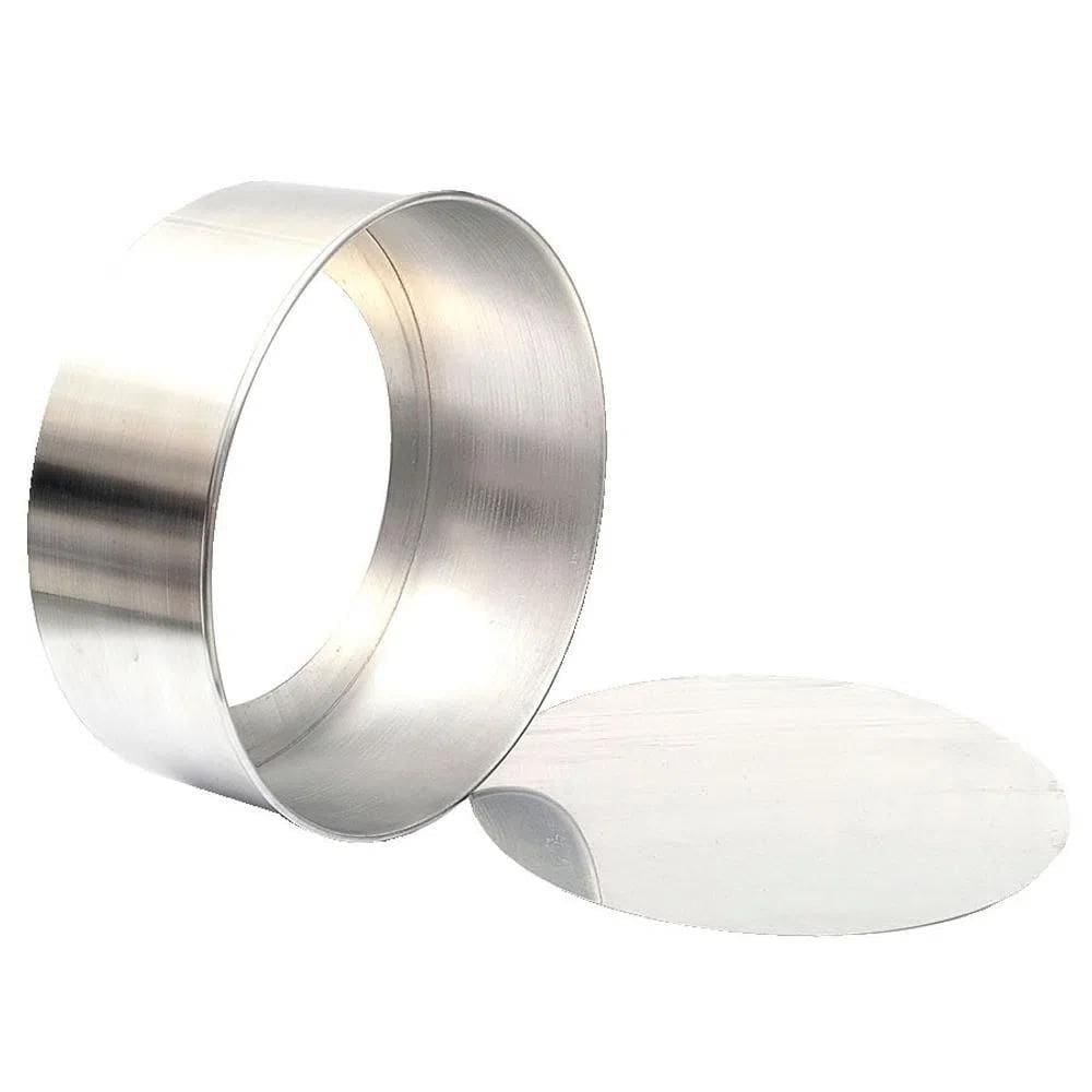 Forma de Bolo Redonda Fundo Falso 27x10cm Alumínio Metasa