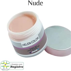 Gel Para Unhas De Gel Helen Color Linha Silver - Nude 35G
