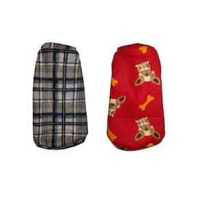 Kit 2 Roupas Para Cães - Suéter de Inverno M