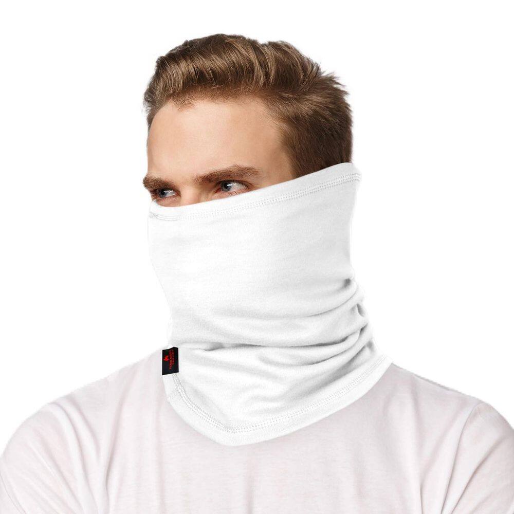 Máscara facial LANLFY Flame Resistant CAT 2 ARC Flash 12CAL White