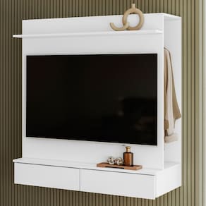 Painel para TV até 42 Polegadas 2 Gavetas com Closet Wave Albatroz