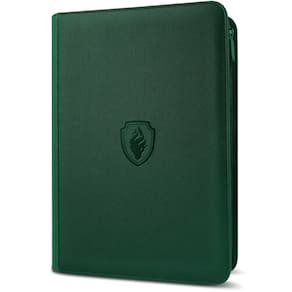 Card Binder Fabmaker 360 Trading Card Holder verde escuro