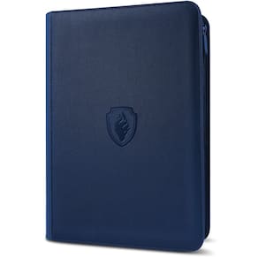 Card Binder Fabmaker 360 Trading Card Holder Book azul marinho