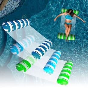 Pool Floats BLOFUN Water Swimming Hammock, pacote com 3 unidades para adultos