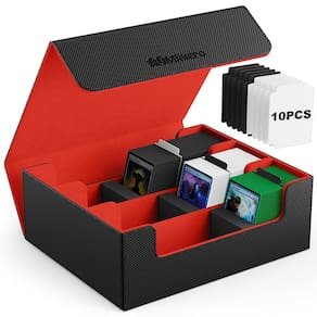Caixa de armazenamento de cartas colecionáveis Mlikero Card Deck Case 1800+ Cards