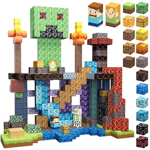 Brinquedos de construção de blocos magnéticos AIDYVOI 160 PCS para crianças a partir de 3 anos