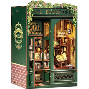 Kit de casa em miniatura DIY Kit Fsolis Book Nook para adultos