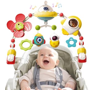 Carrinho de bebê musical Arch Toys qesfir para bebês e bebês