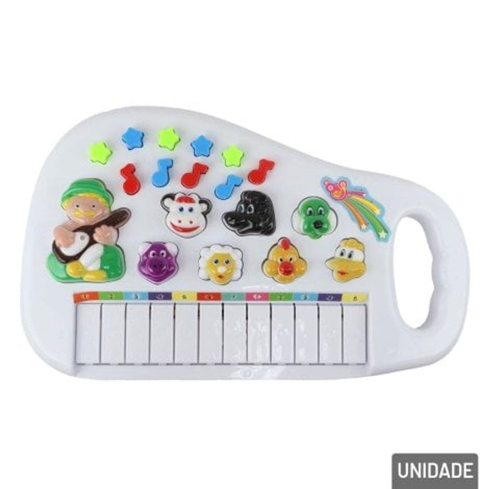 Teclado Musical Animais