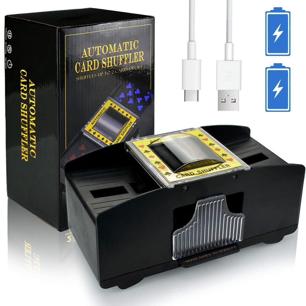 Deck Card Shuffler Nileole 2 com bateria recarregável de 2000mAh