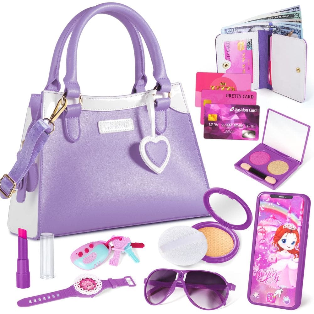 Play Purse Shemira Play para meninas de 3 a 8 anos com acessórios