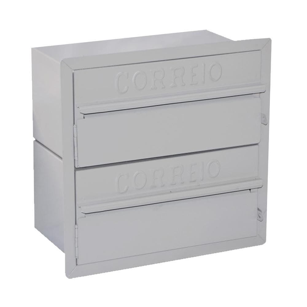 Caixa De Correio Condomínio Com 2 Módulos 15X25X25 Cm Dragão