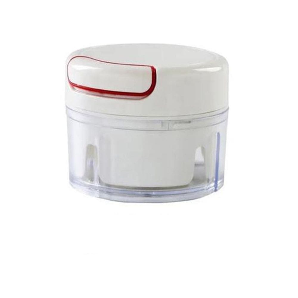 Mini Processador De Alimentos Alho Manual Com 2 Lâminas Inox