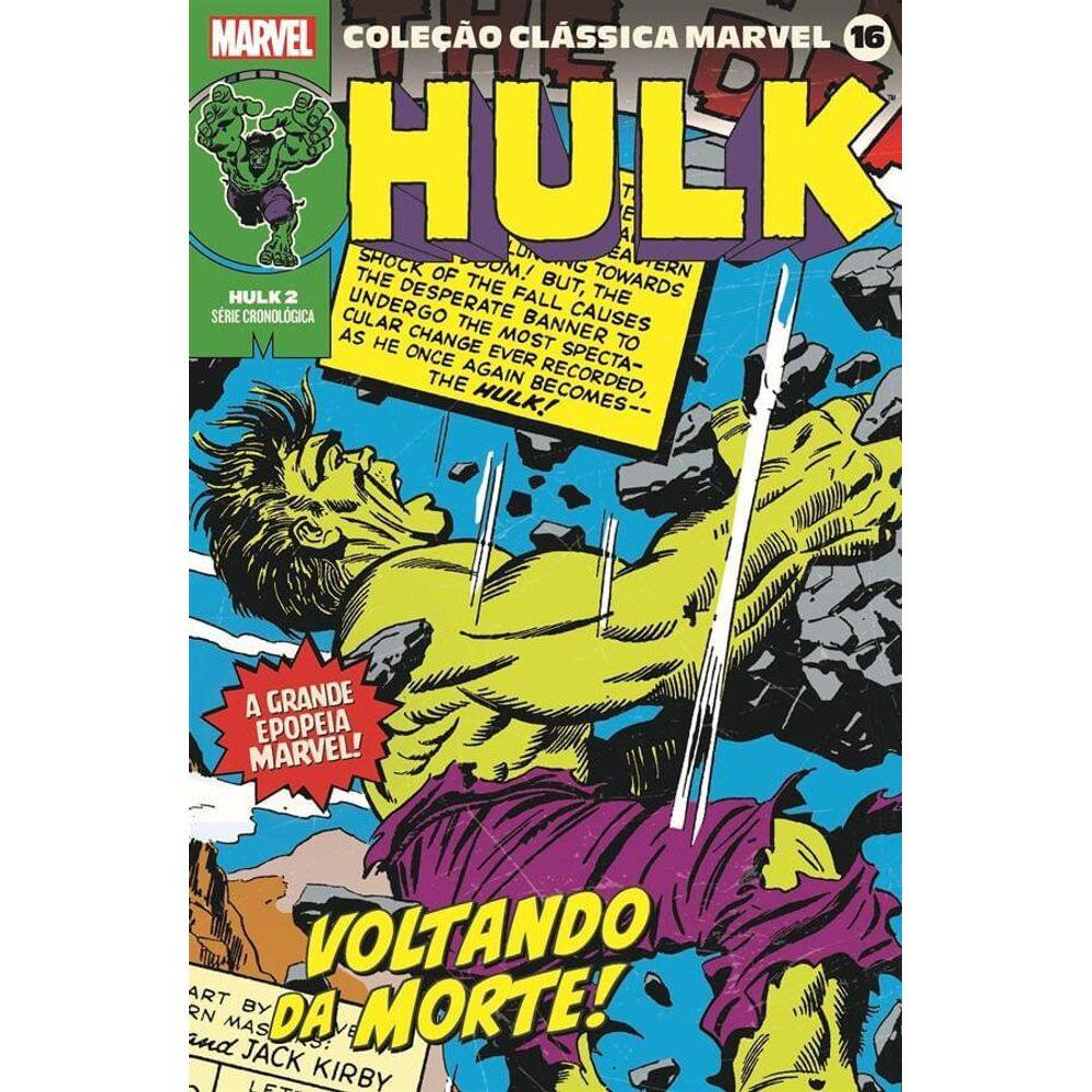 Livro Coleção Clássica Marvel - Volume 16 - Hulk Volume 2