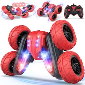 Brinquedo LED giratório de 360° para carro Bottleboom Stunt com controle remoto