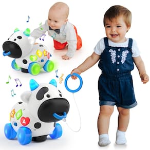 Brinquedo para bebês Talkfun Crawling & Walking, musical bilíngue 6-18M